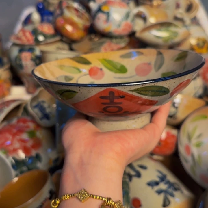 瓷片景德镇陶瓷手工手绘