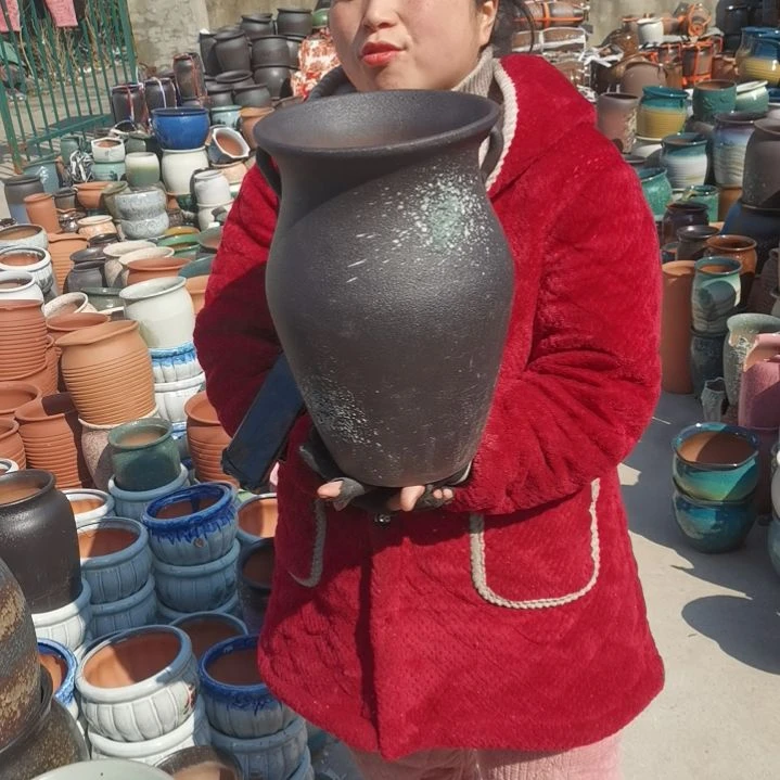 红陶口20高32一个盆