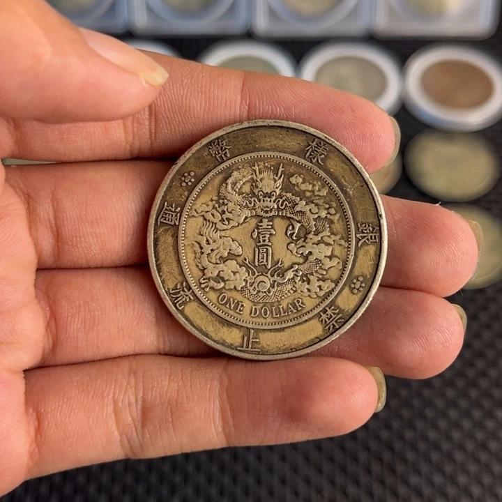 金属大头龙洋船洋工艺品