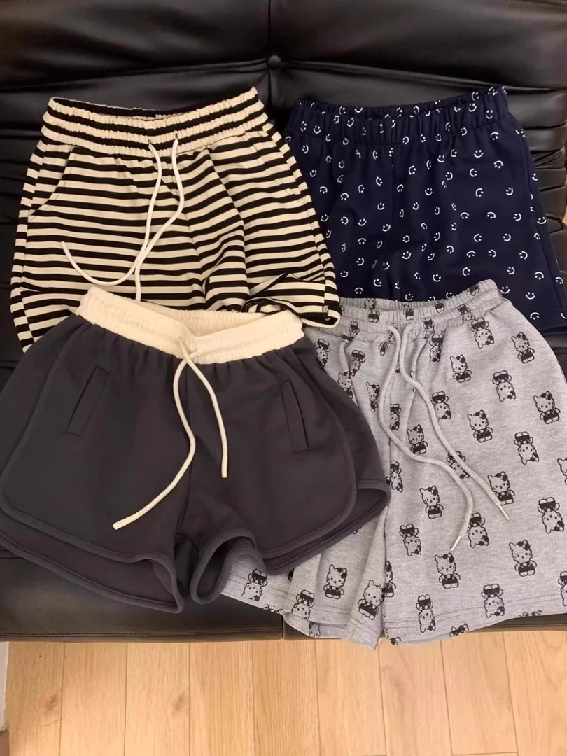 特大码300斤休闲舒适家居短裤胖mm薄款外穿宽松显瘦可爱运动热裤