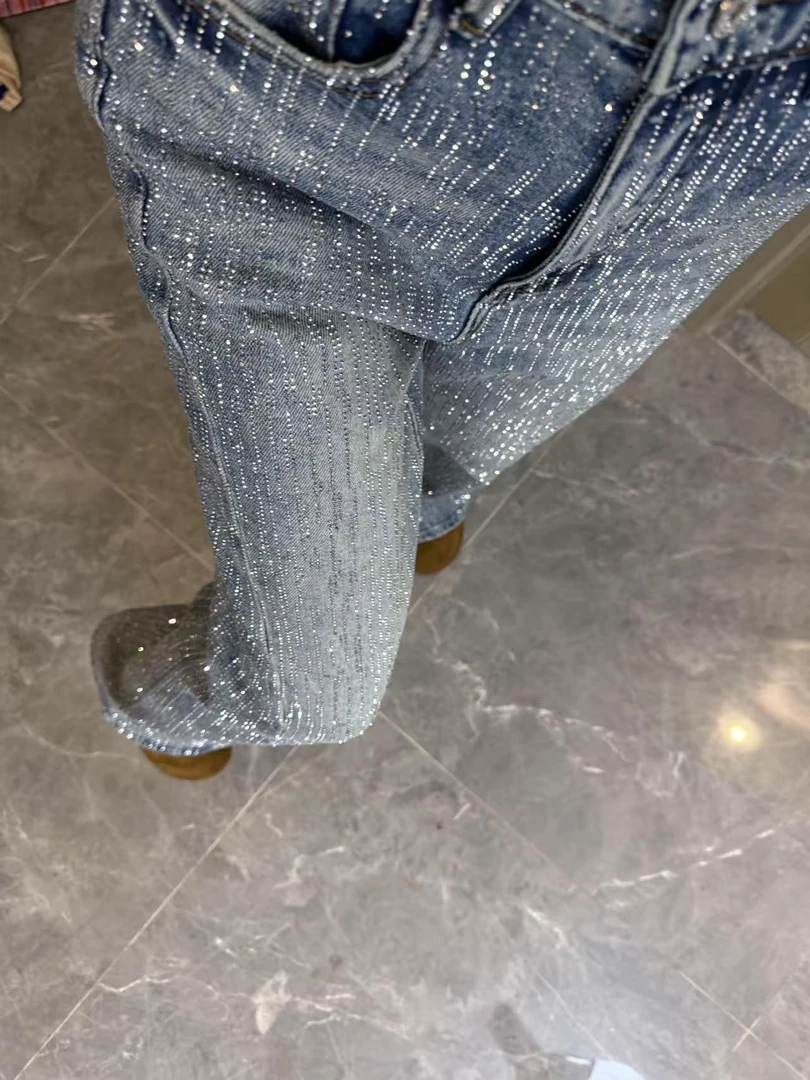 长款A版型爆闪裤