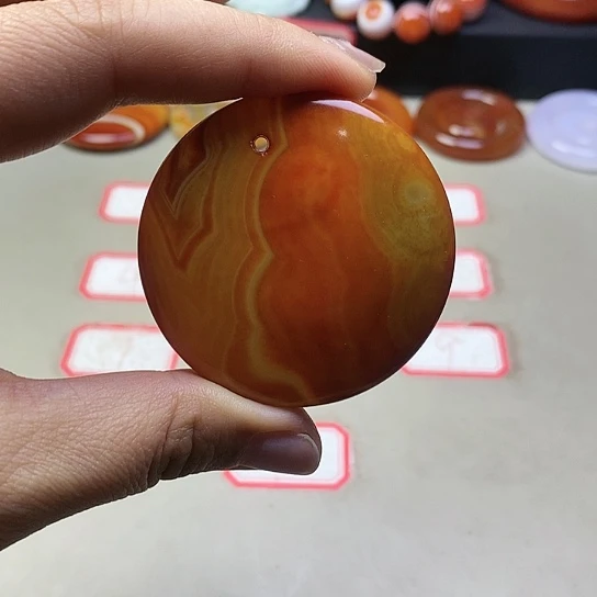 玛瑙/玉髓吊坠(不含链)未镶嵌啊*