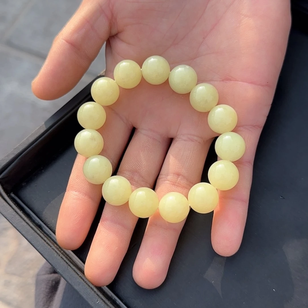 【闪购商品】和田玉手串未镶嵌黄玉手串