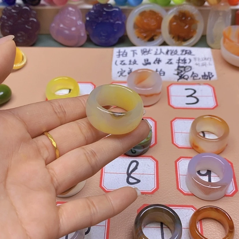 【闪购商品】玛瑙/玉髓颈饰未镶嵌冰***8