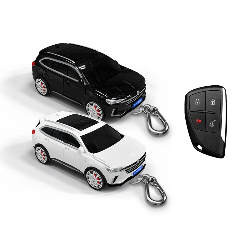 适用于别克昂科威车模型钥匙套智灵鸟塑料汽车模型保护膜创意礼物