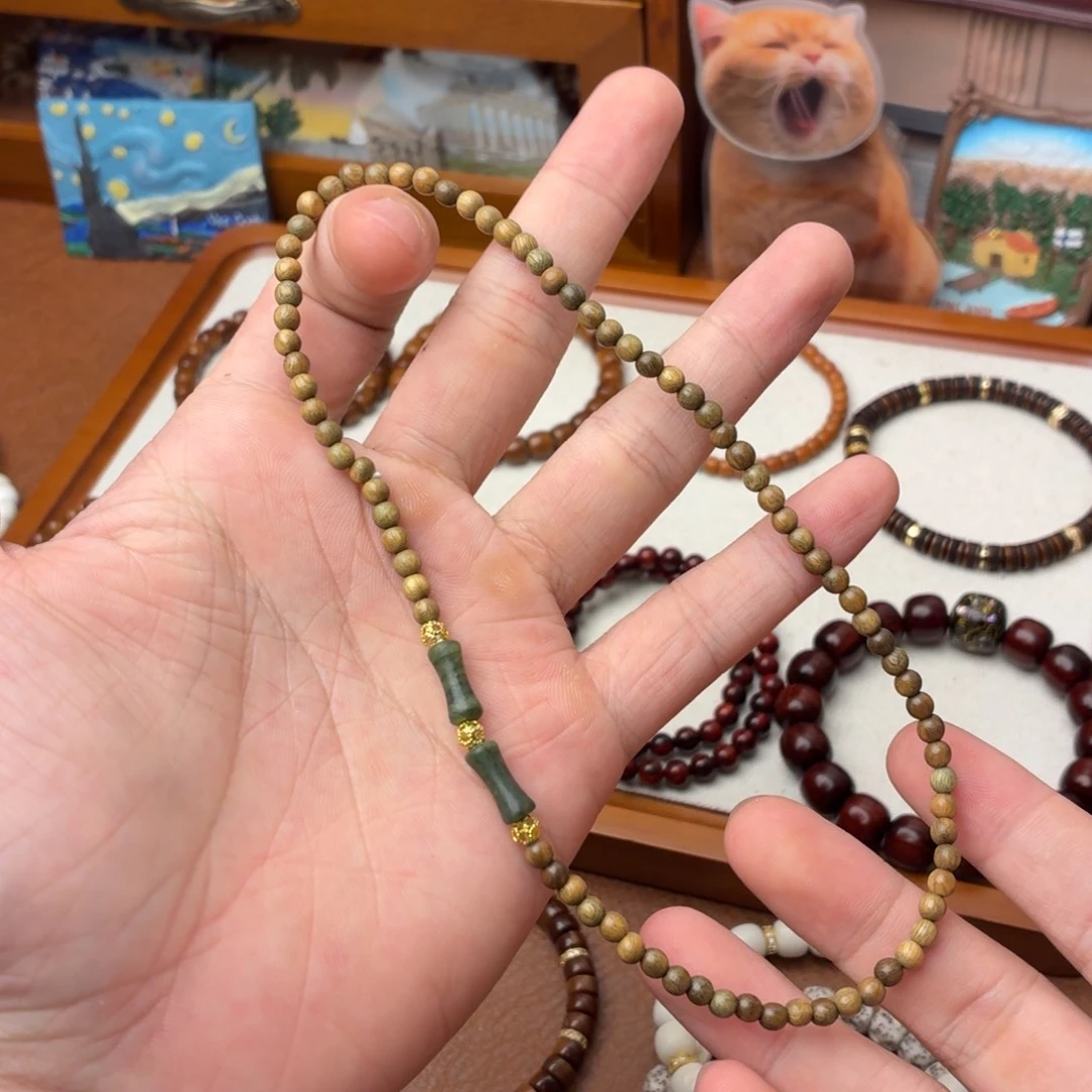 维腊木（绿檀）手串/手链