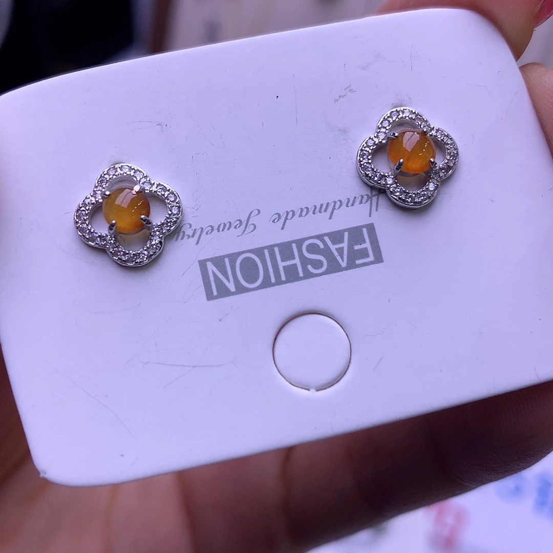 翡翠银S925镶嵌戒指