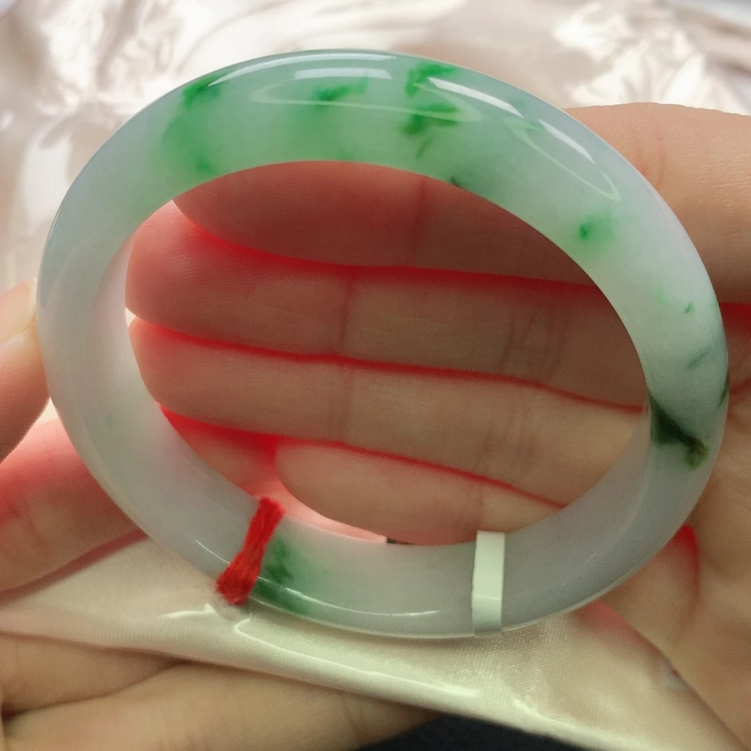 翡翠未镶嵌手镯缅甸53.5