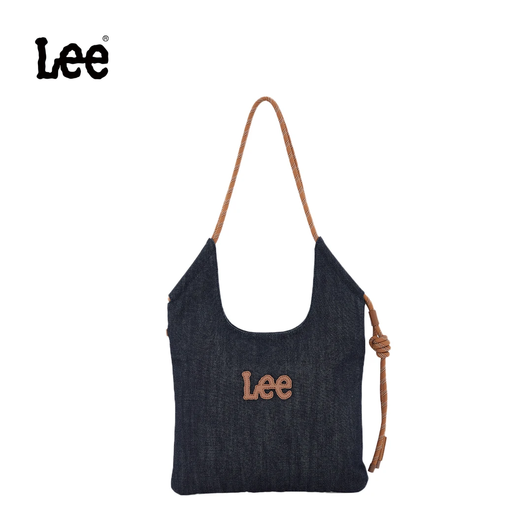 Lee时尚单肩包秋千包牛仔包大容量