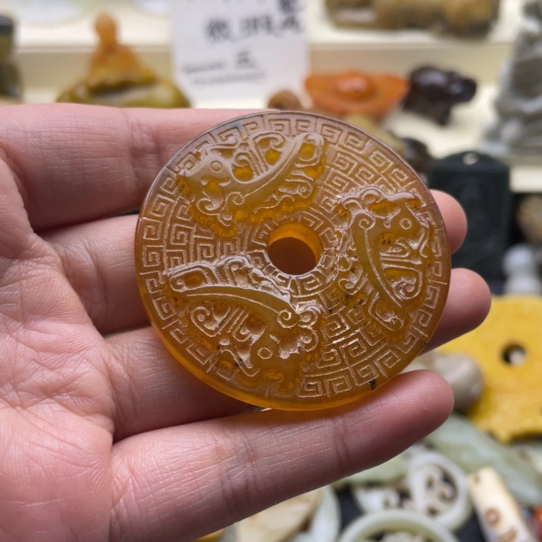 未镶嵌蛇纹石玉颈饰