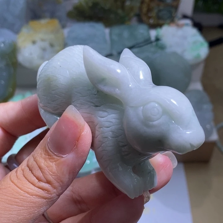 【闪购商品】未镶嵌挂件翡翠兔