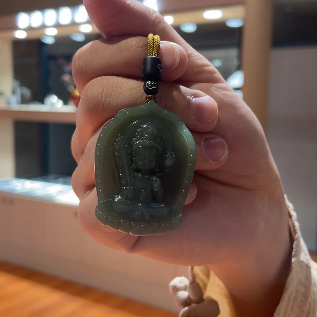 和田玉吊坠(不含链)未镶嵌