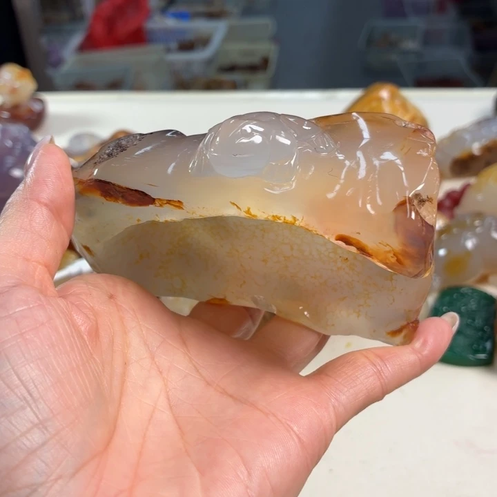 未镶嵌吊坠(不含链)玛瑙/玉髓