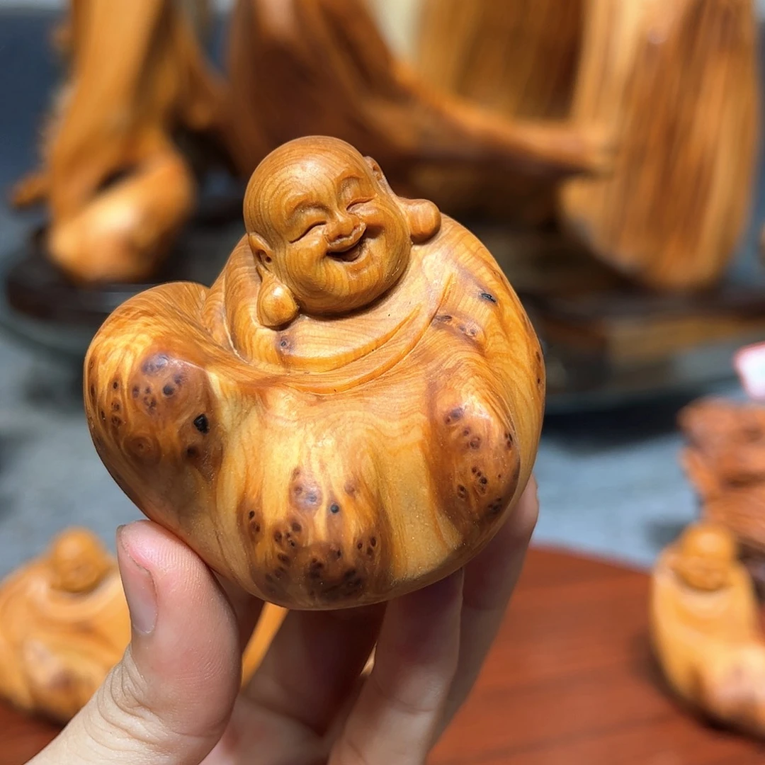 柏木崖柏木手把件摆件