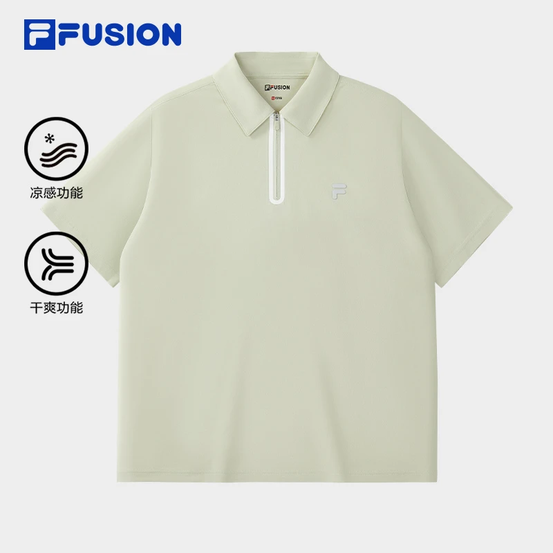 【吸湿速干凉感】FILA斐乐短袖POLO男夏季翻领运动休闲T11M527106F