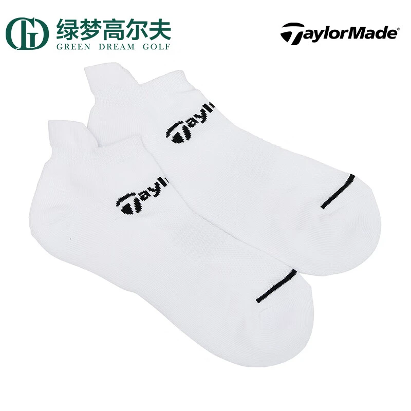 Taylormade泰勒梅高尔夫球袜男士袜子透气时尚golf运动短袜船袜
