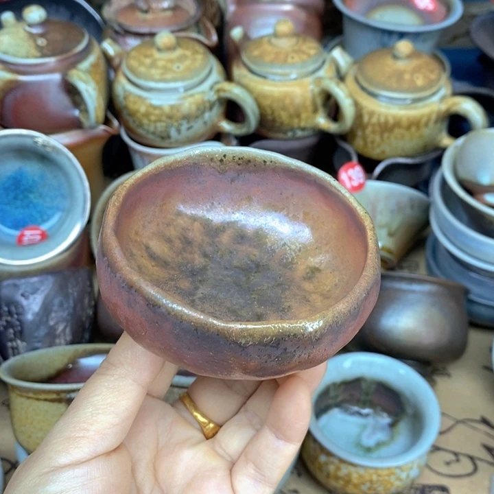 杯子纯柴烧全手工新品茶器