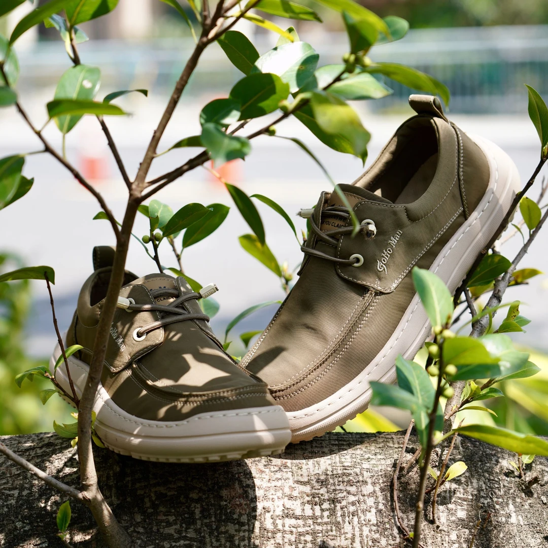 【风格布鞋】2025夏季新款系带一脚蹬软底透气缓震休闲布鞋WA9017