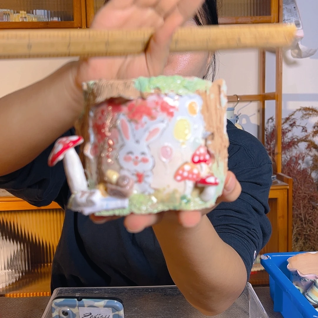 老梧家的手工多肉花盆