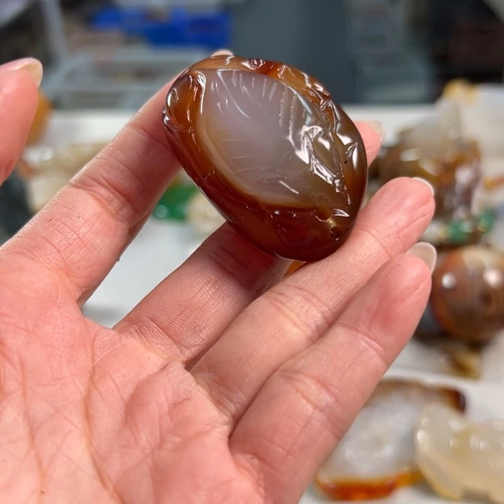 玛瑙/玉髓吊坠(不含链)未镶嵌