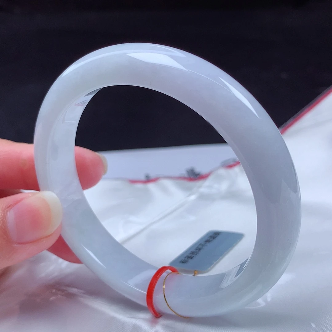 翡翠未镶嵌手镯60圈m11472