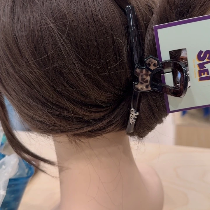 豹纹小狗黑色大抓夹