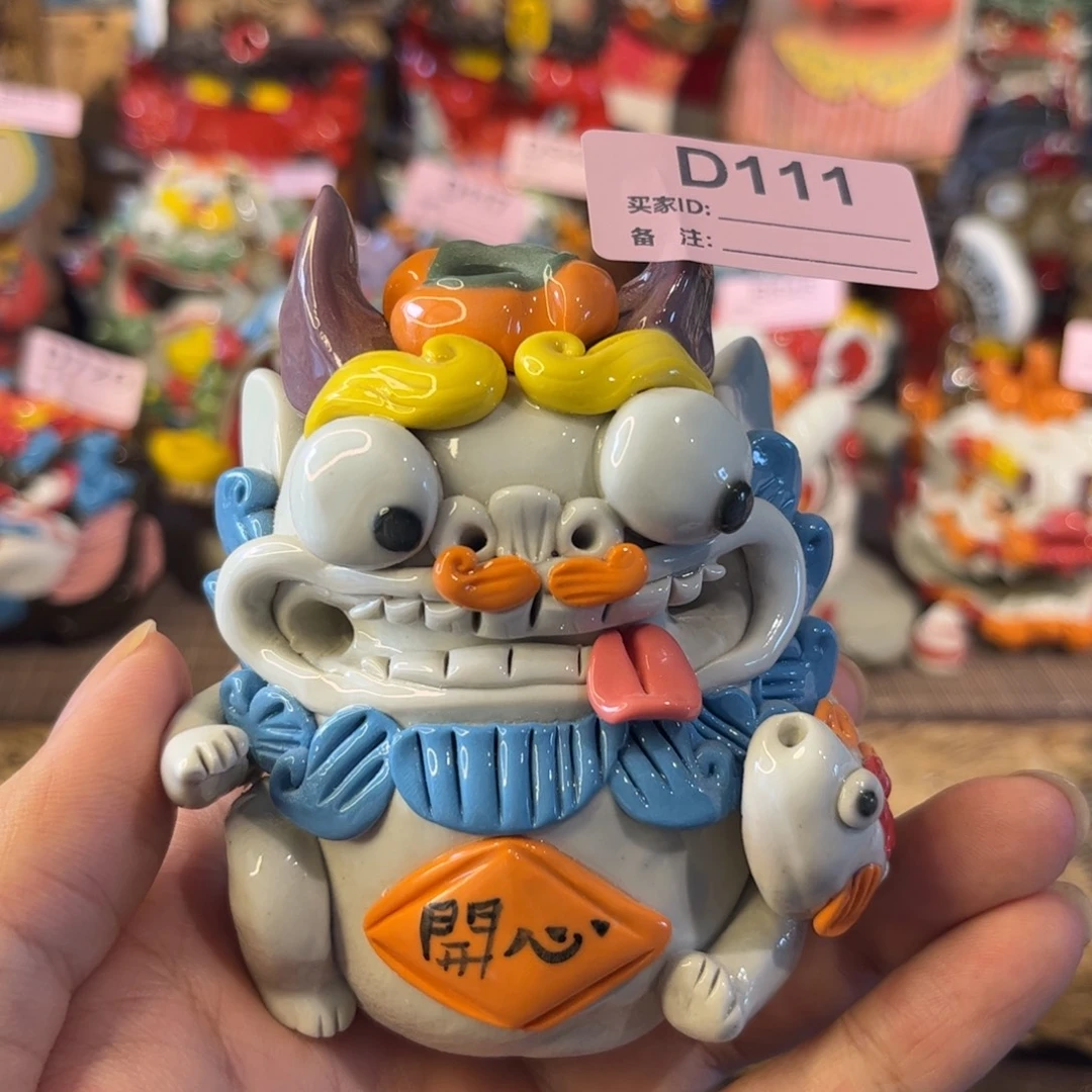 泥塑纯手工茶宠摆件