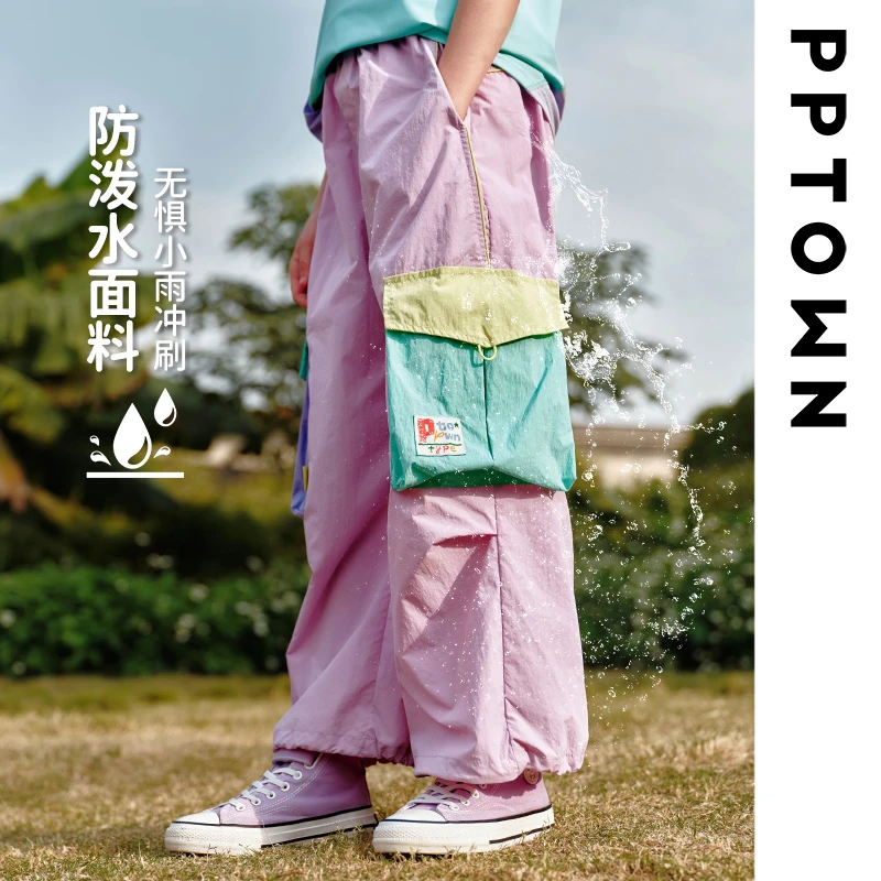 2025秋装新款儿童户外女童裤子轻薄休闲裤巴巴小镇13239