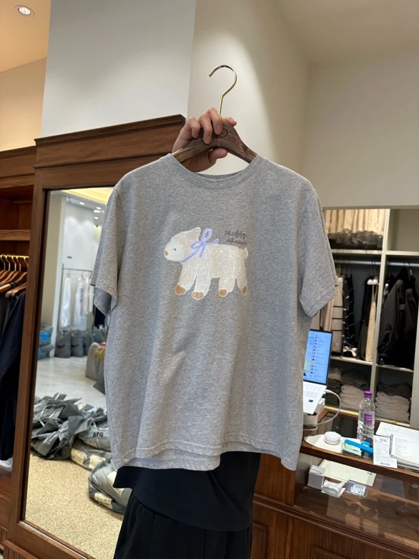 常规款常规印花短袖公主风T恤SO