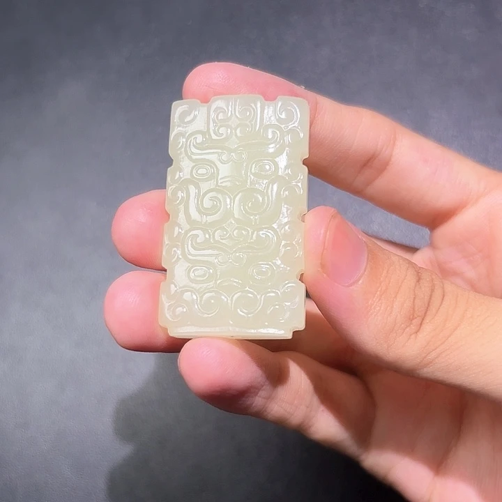 和田玉未镶嵌挂件財*