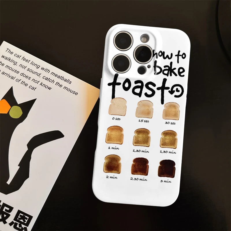 小众烤吐司菲林软壳适用苹果17promax手机壳16华为vivo小米15oppo