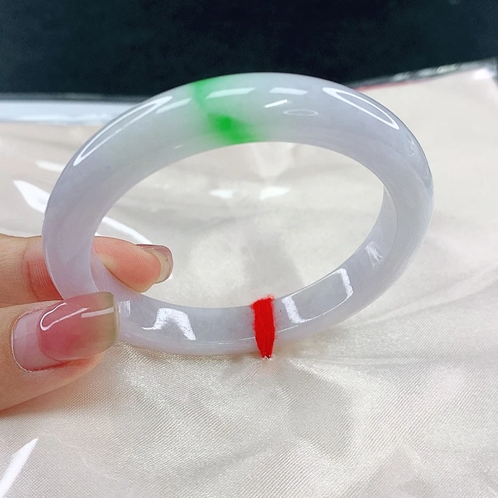 翡翠未镶嵌手镯圈54.2，04062