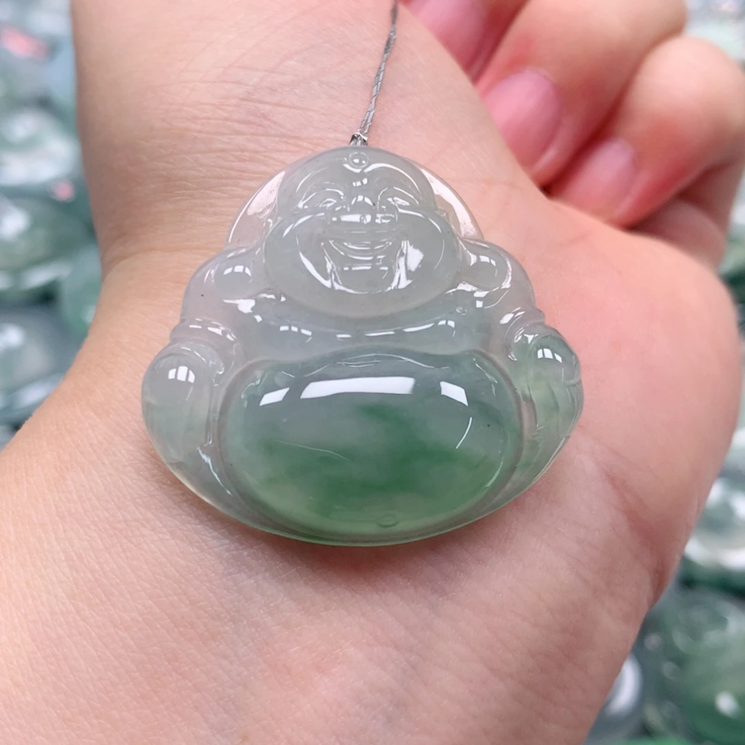 颈饰未镶嵌翡翠天然翡翠