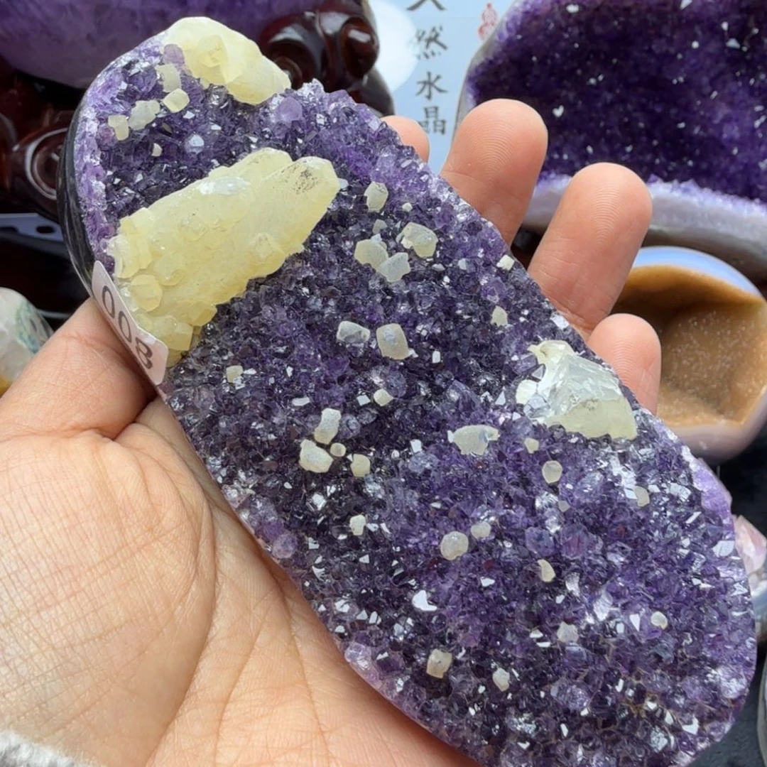 紫晶未镶嵌珠宝半成品