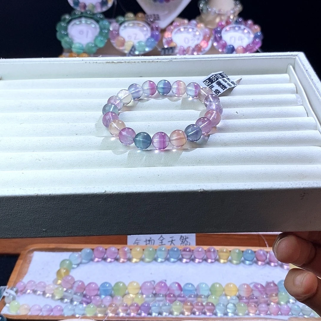 手链未镶嵌萤石千层莫奈花园