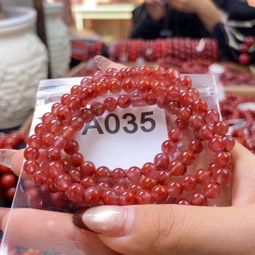未镶嵌手链南红玛瑙理*