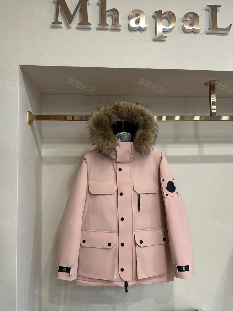 【小橘子】极寒系列24年新款派克服男女同款貉子毛加厚外套78777