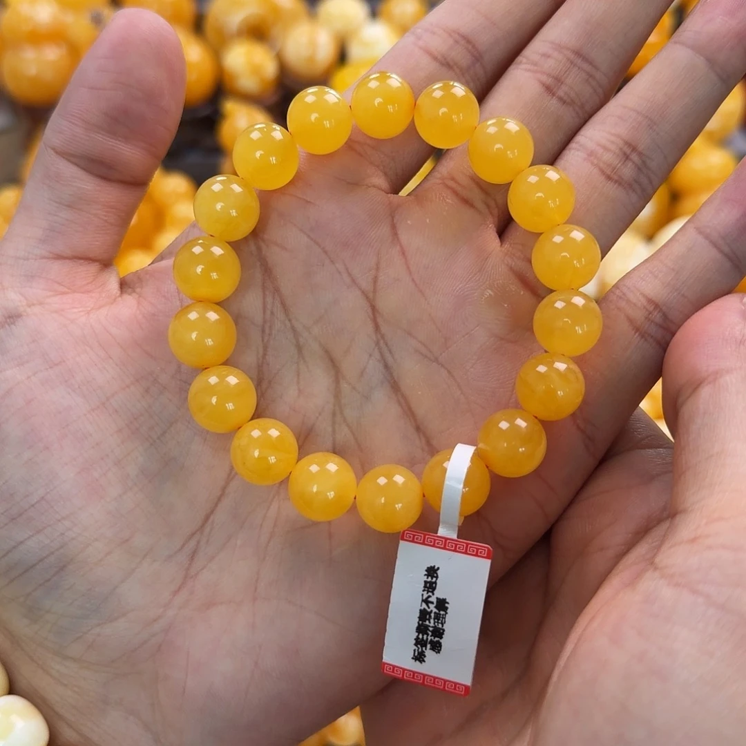 琥珀未镶嵌珠宝奇石11mm同料