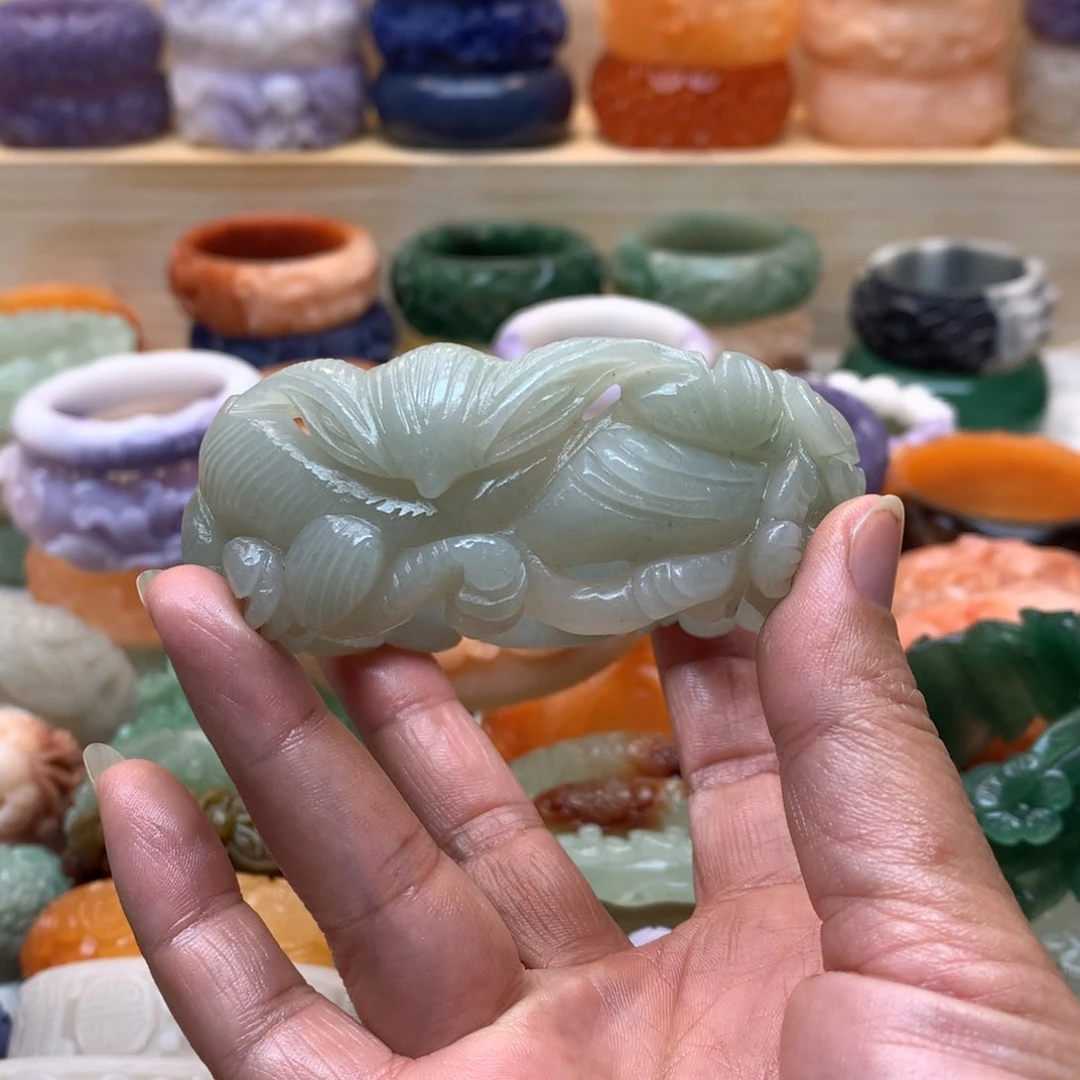 未镶嵌手镯石英质玉豆*沐