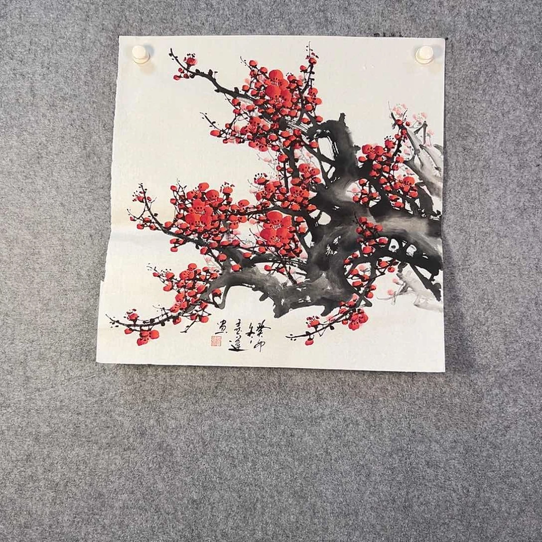 国画647 牡丹之歌中写有两位诗人和他