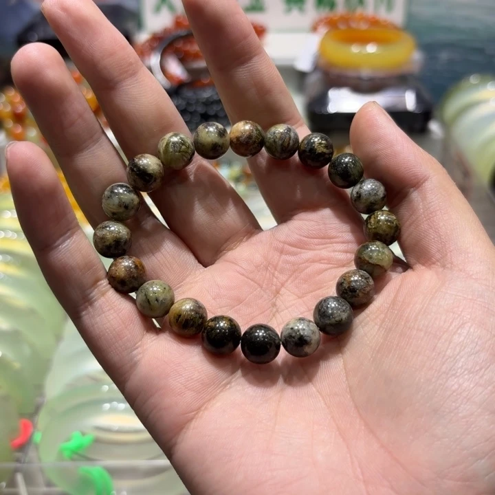 未镶嵌岫玉手镯天然