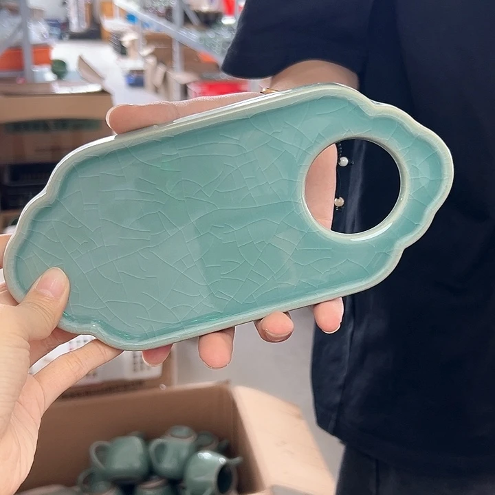 龙泉云间青瓷小米茶器