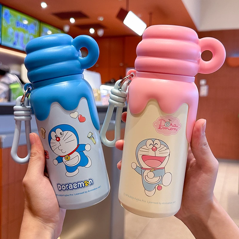 【丽姐补贴专属】叮当猫流心保温杯直饮316不锈钢便携可爱水杯067