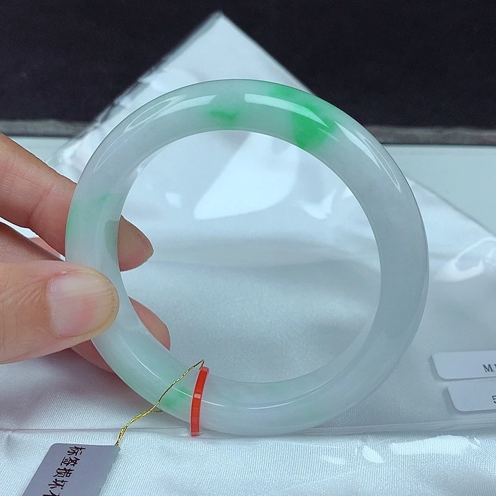 翡翠未镶嵌手镯57圈4956