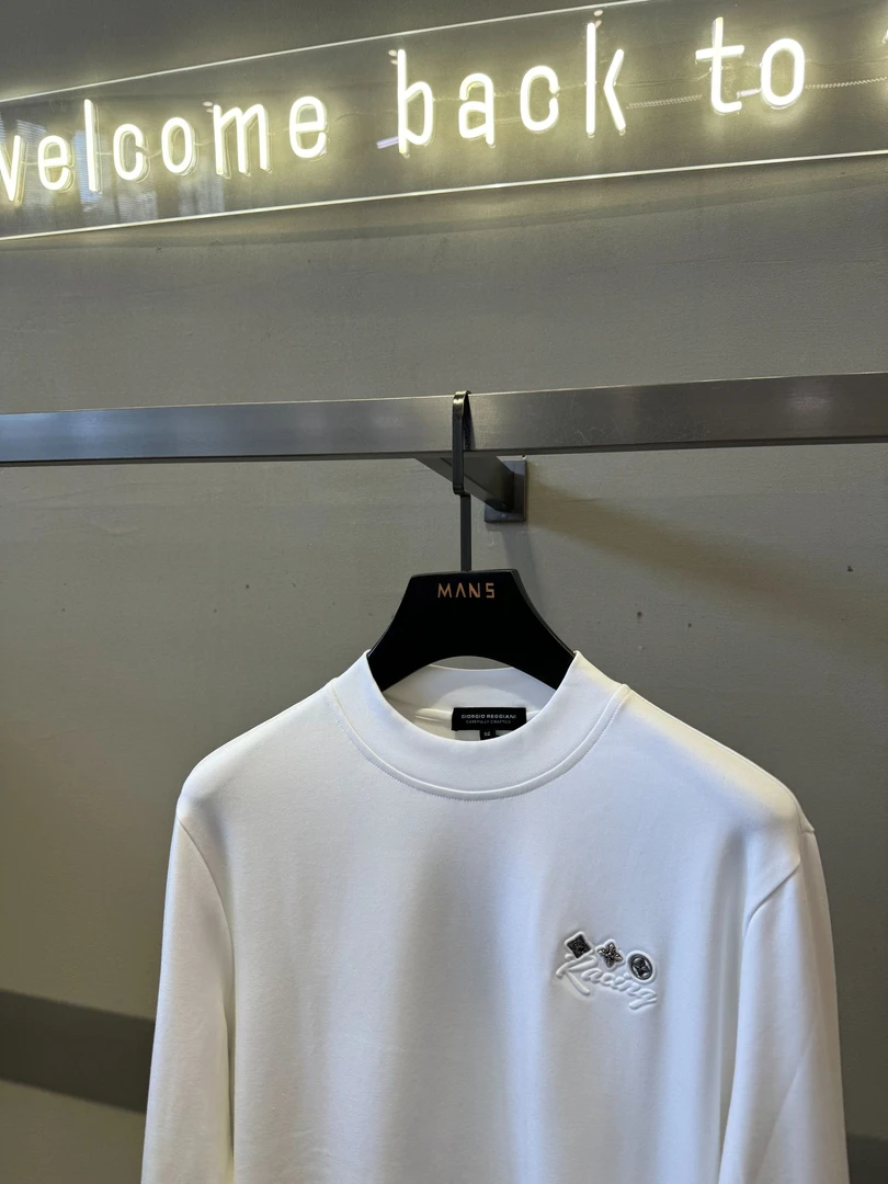 MANS名店-2024冬季新款休闲时尚男士打底长袖-QZ-5008