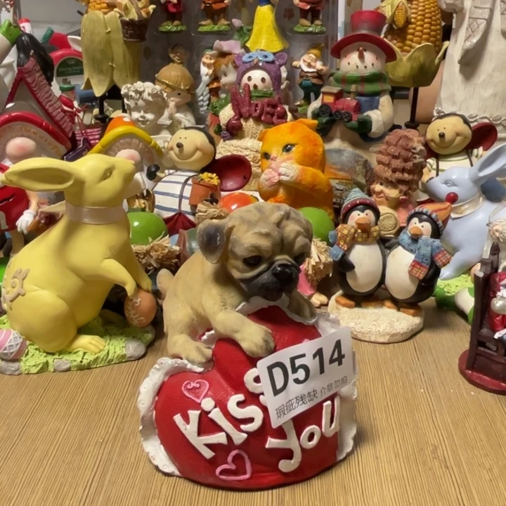 k***a摆件孤品老货微瑕瓷