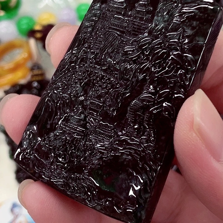 颈饰未镶嵌翡翠先鉴后发一物一证
