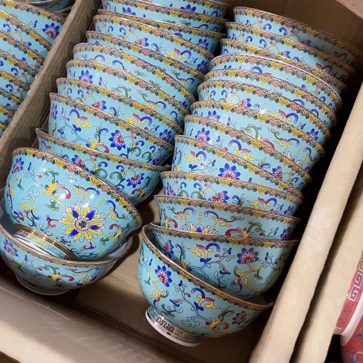 斑***.10个4.5英寸图中碗……