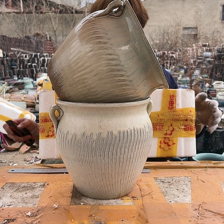 无铅玻璃宜兴紫砂花盆18/19