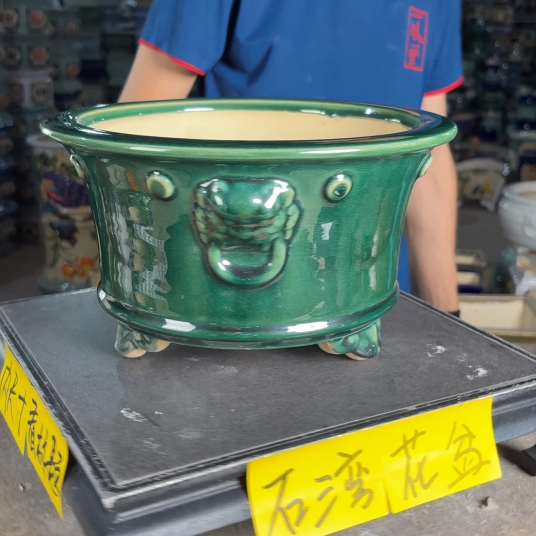 一风堂石湾花盆 内21*12